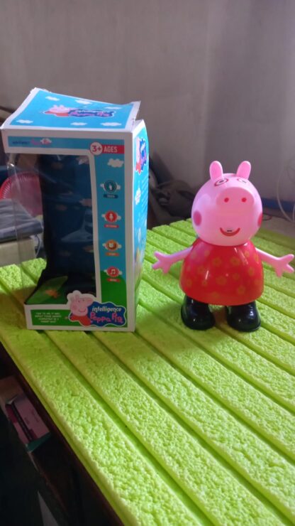 Pig Children Play toy, Pretend Play Toy Fun Gift for Kids, Movable Hands, Legs Pig Pretend Play Toy Set for Kids Children with Soft Rubber Material (1 Pc / Battery Not included) - Image 7