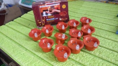 Water Sensor Diyas for Diwali Decoration (12 Pcs Set) - Image 9