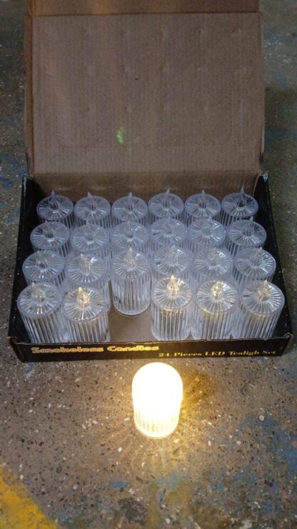 Flameless and Smokeless Decorative Candles LED Tea Light (24 Pcs Set) - Image 7