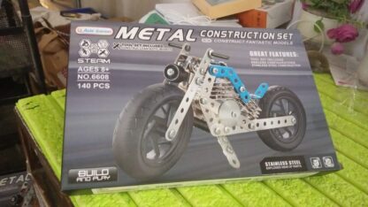 Metal Bike Creative Mechanical Construction Engineering Kit 140 Part of Bike Tool / 1 Set 】 - Image 7