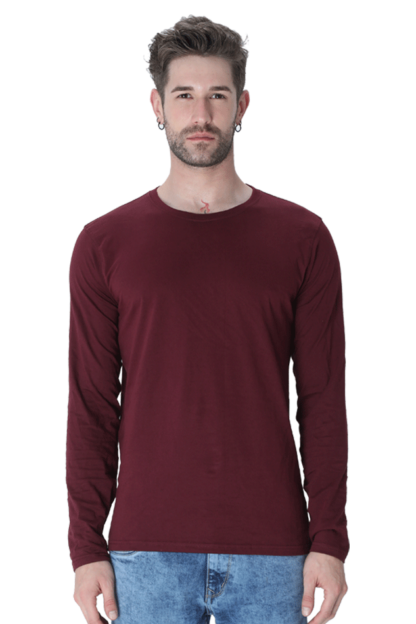 Male Full Sleeve Cotton T-Shirt